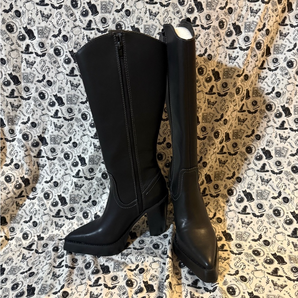 Widow Black Riding Boots